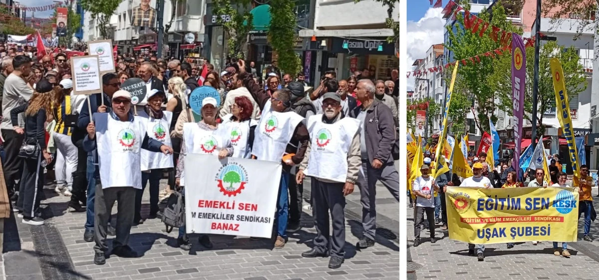 1 MAYIS’TA İŞÇİLER BİR ARAYA GELDİ