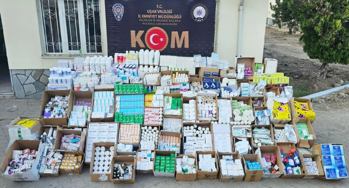 5 BİN 958 KUTU TARİHİ GE&Ccedil;MİŞ HAYVANSAL İLA&Ccedil; ELE GE&Ccedil;İRİLDİ