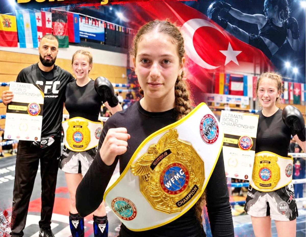 BANAZLI BERRAK SU D&Uuml;NYA ŞAMPİYONU OLDU