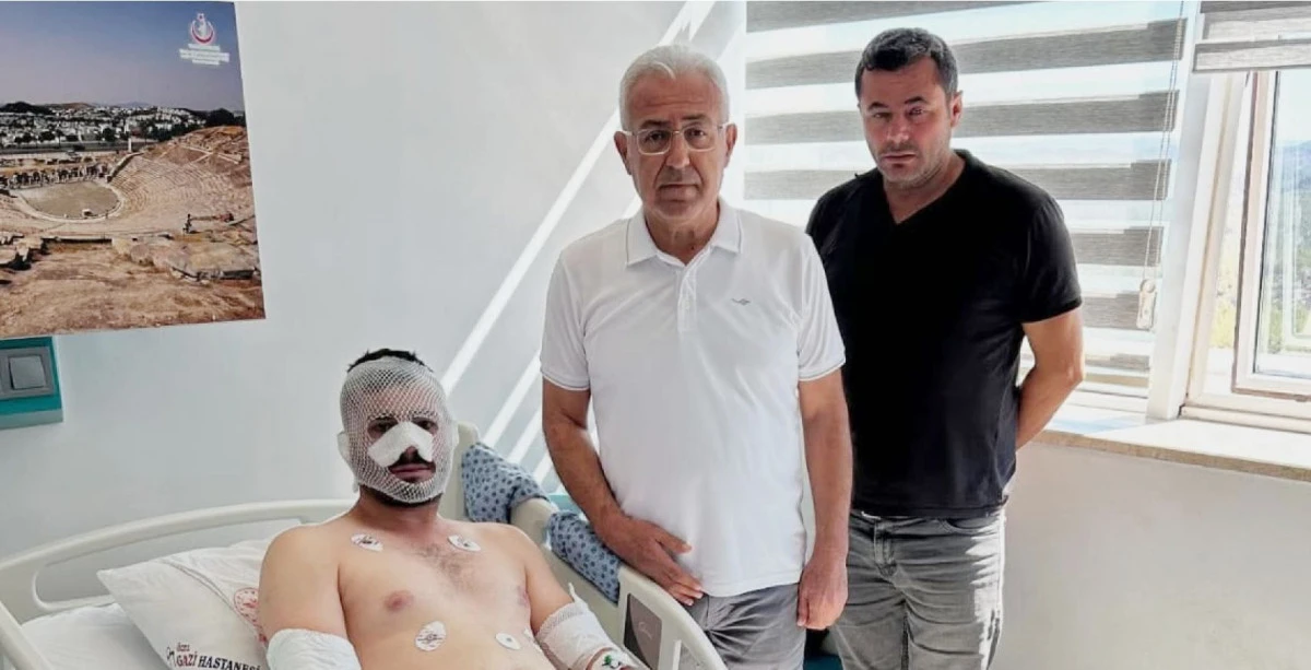 BANAZLI ORMAN İŞÇİSİ MUĞLA’DAKİ YANGINDA YARALANDI
