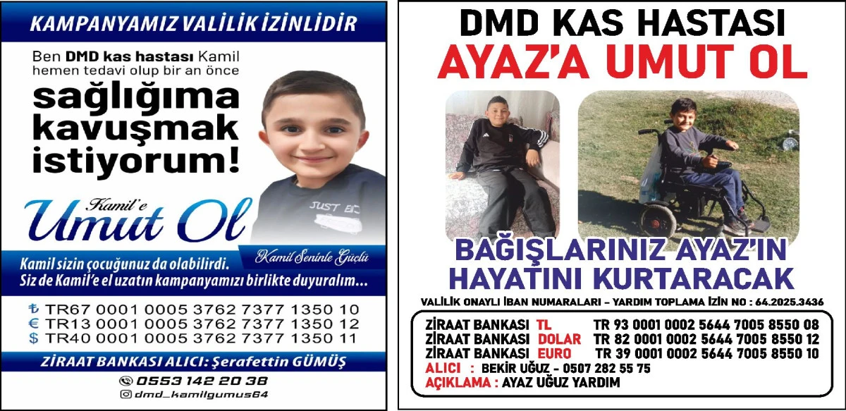 DMD’Lİ ÇOCUKLARA YARDIMLAR SÜRÜYOR