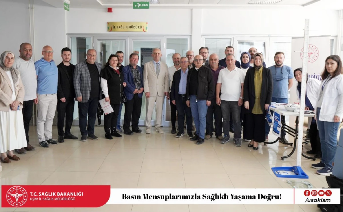 İL SAĞLIK MÜDÜRÜ BASINLA BİR ARAYA GELDİ