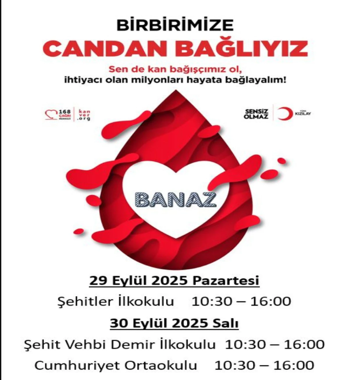 İLÇEMİZDE KAN BAĞIŞI KAMPANYASINA DEVAM