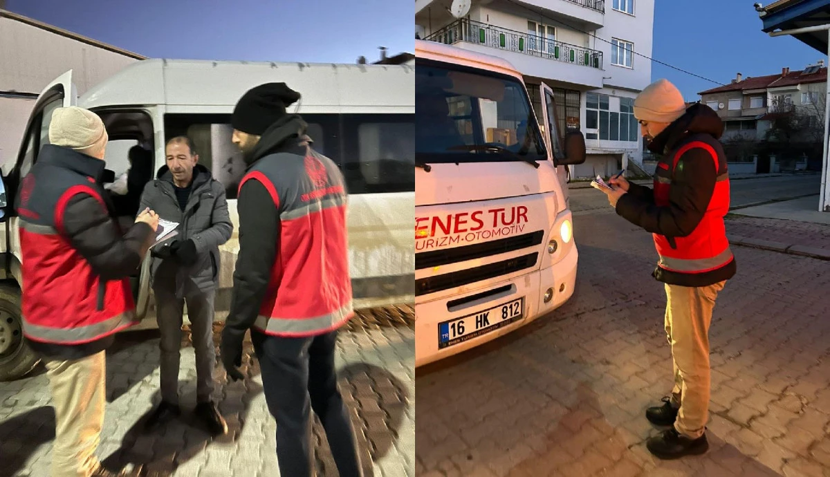 İL&Ccedil;EMİZDE TAŞIMALI EĞİTİM SERVİSLERİNE SIKI DENETİM