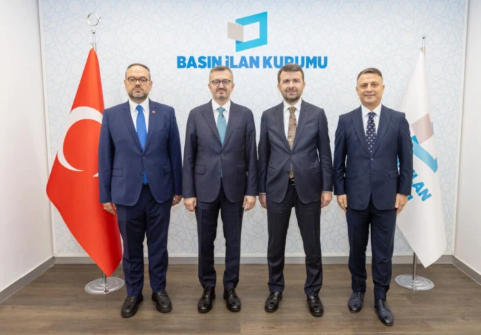 İLETİŞİM BAŞKANI BURHANETTİN DURAN BASIN İLAN KURUMU&rsquo;NU ZİYARET ETTİ