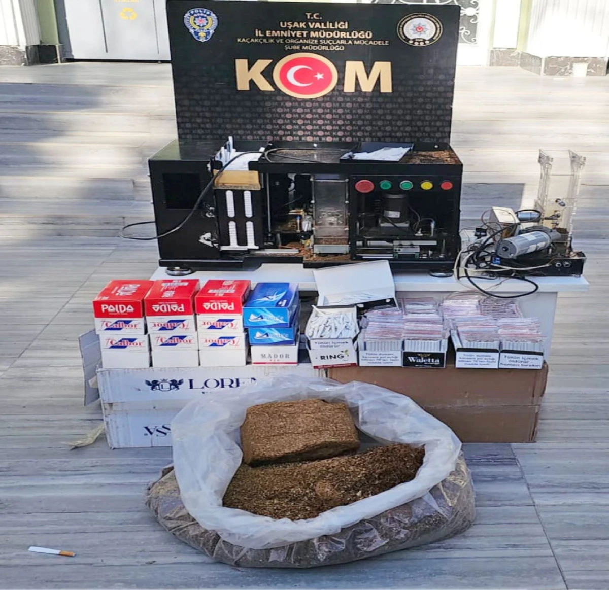 KAÇAK TÜTÜN OPERASYONUNDA 1 ŞÜPHELİYE İŞLEM YAPILDI