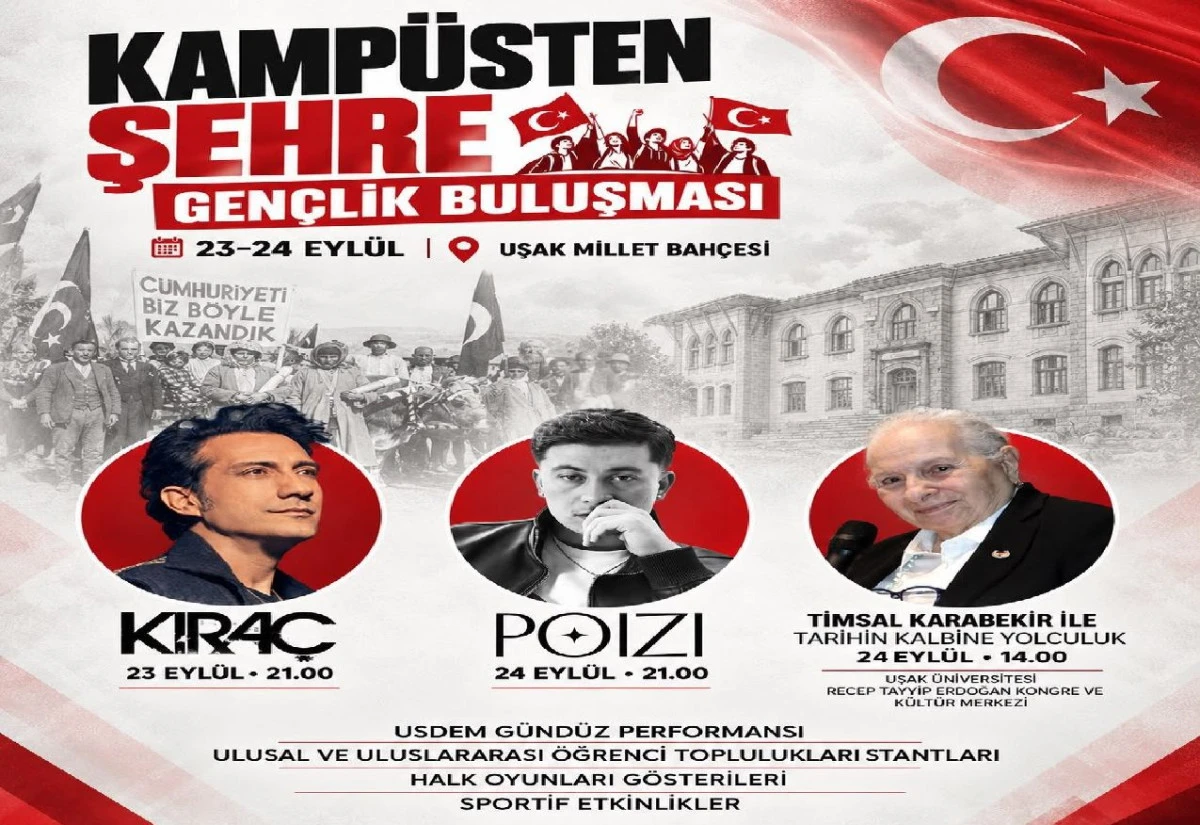 KAMP&Uuml;STEN ŞEHRE GEN&Ccedil;LİK BULUŞMASI 23 EYL&Uuml;L&rsquo;DE BAŞLIYOR