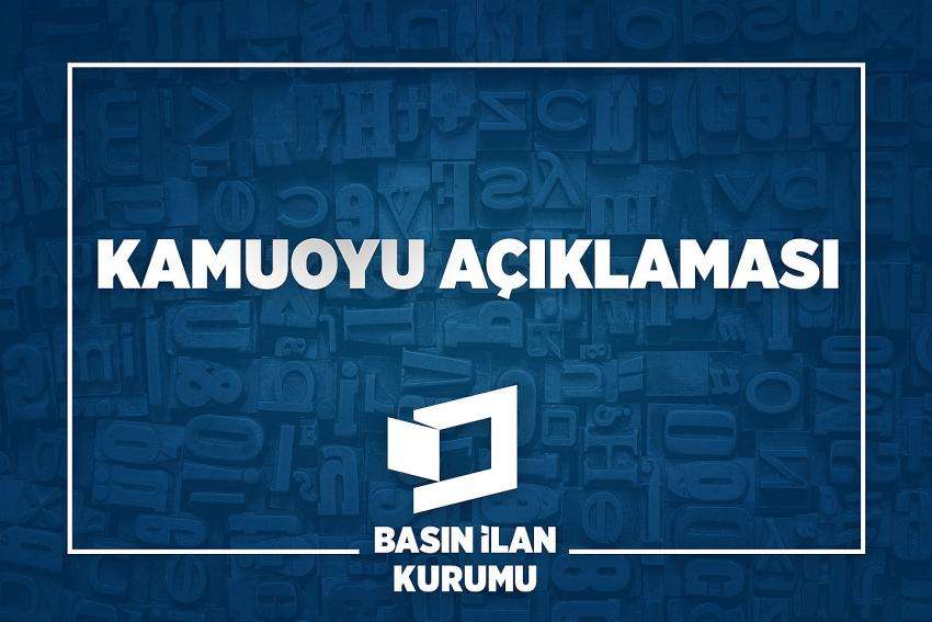 BİK'DEN AÇIKLAMA