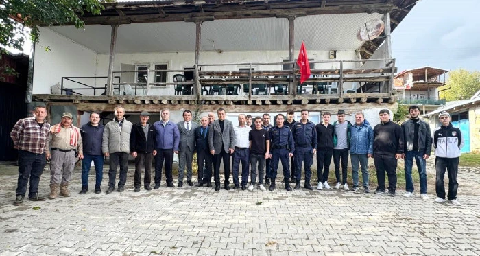KAYMAKAM CUMA EMEÇ  ZİYARETLERİNİ SÜRDÜRÜYOR