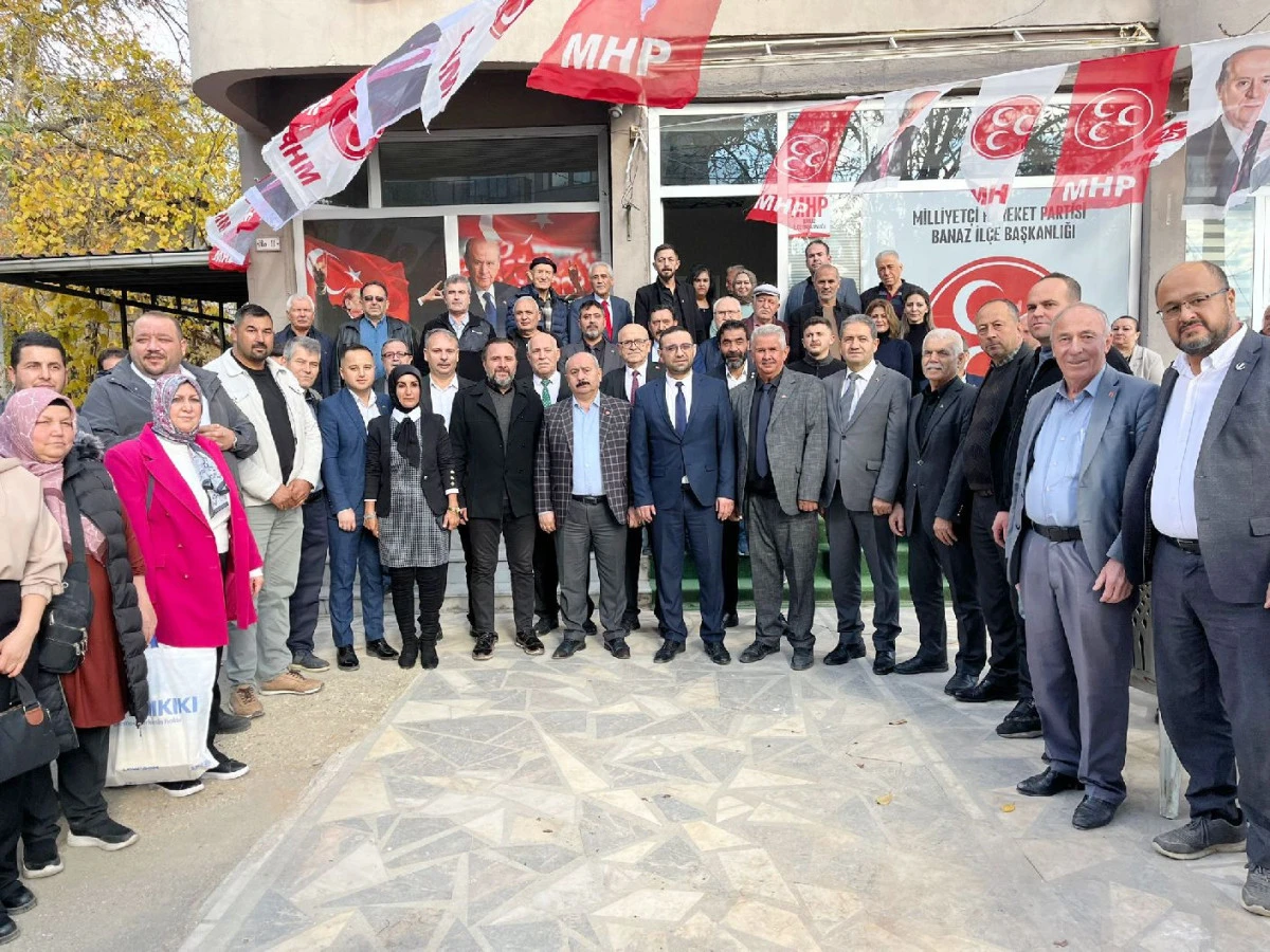 MHP BANAZ İLÇE BAŞKANLIĞI YENİ BİNASINA TAŞINDI
