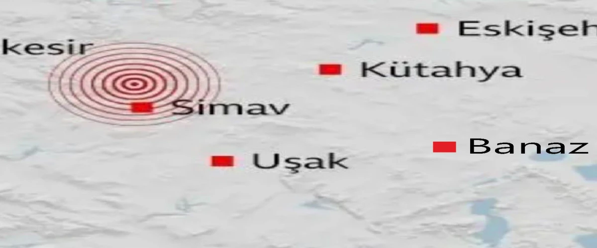 SİMAV&rsquo;DAKİ DEPREM HİSSEDİLDİ