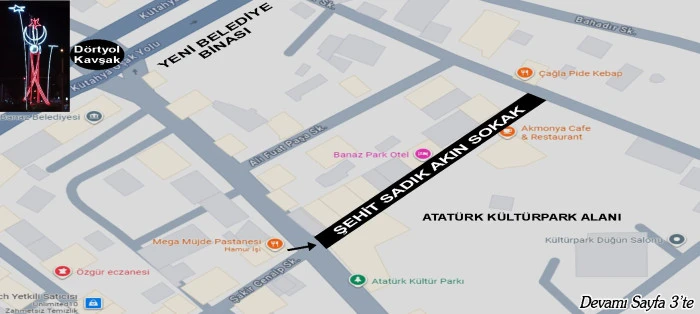 SOKAĞIN ADI  KISALTILDI