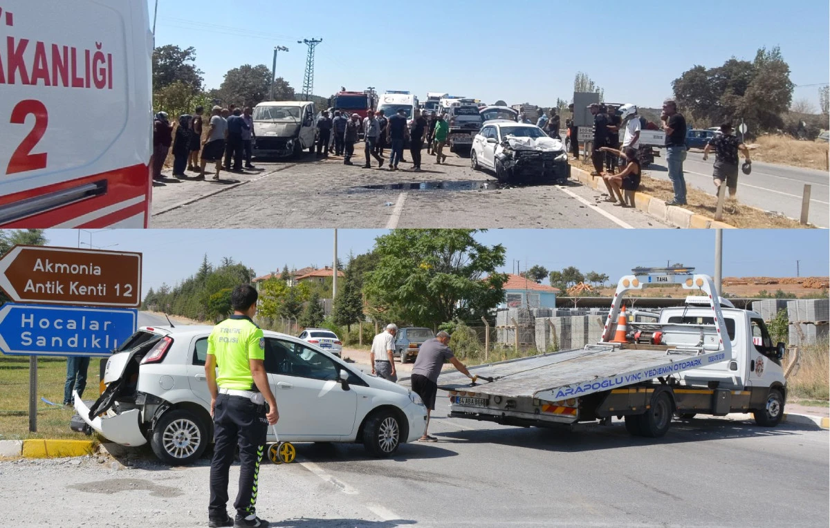TRAFİK KAZALARINDA 8 KİŞİ YARALANDI