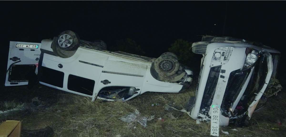 TRAFİK KAZALARINDA 9 KİŞİ YARALANDI