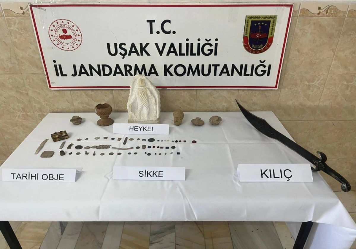 UŞAK’TA TARİHİ ESER OPERASYONU