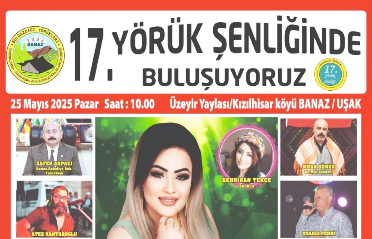 YÖRÜK ŞENLİĞİ 25 MAYIS’TA